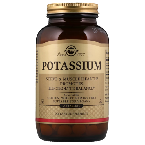 ���������� Solgar Potassium ���., 250 ��, 540 �, 250 ��., 1 ��.