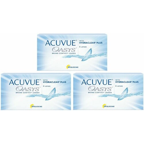    ACUVUE OASYS with Hydraclear Plus, 6 ., R 8,8, D +6, 3 .