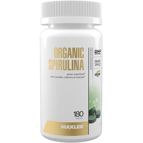 MAXLER Organic Spirulina ., 135 , 180 .   , -, 