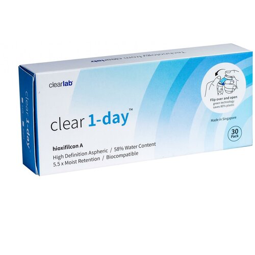   Clearlab Clear 1-day, 30 ., R 8,7, D +4,5, , 1 .   , -, 