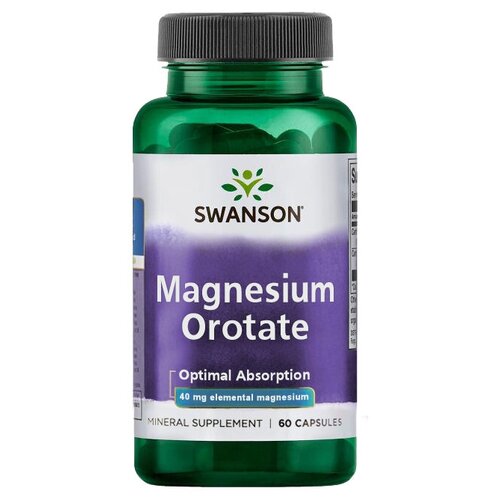 ���������� Swanson Magnesium Orotate 40 mg (������ ������ 40 ��) 60 ������ (Swanson)