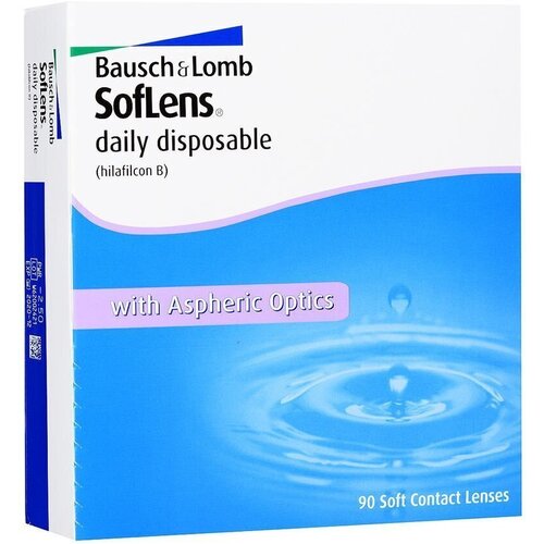   Bausch & Lomb Soflens Daily Disposable, 90 ., R 8,6, D -4   , -, 