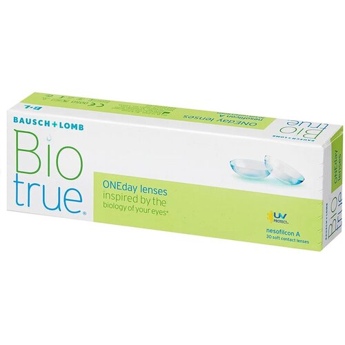   Bausch & Lomb Biotrue ONEday, 30 ., R 8,6, D -2,25, 1 .   , -, 