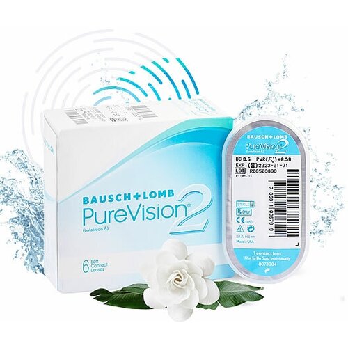   Bausch & Lomb PureVision 2 HD., 6 ., R 8,6, D -5,5   , -, 