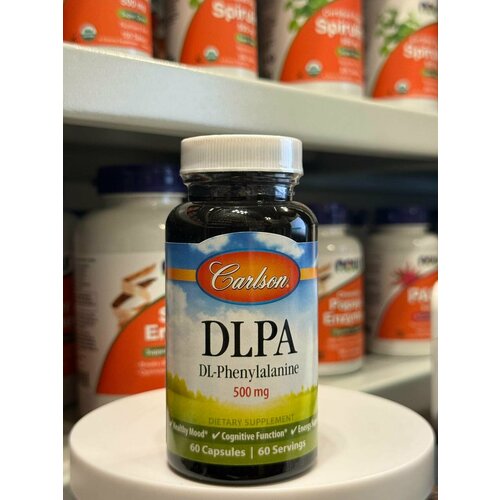 ���������� Carlson Labs DLPA 500 mg - DL-�����������, ��������� ���������� � ����������� �������, 60 ������