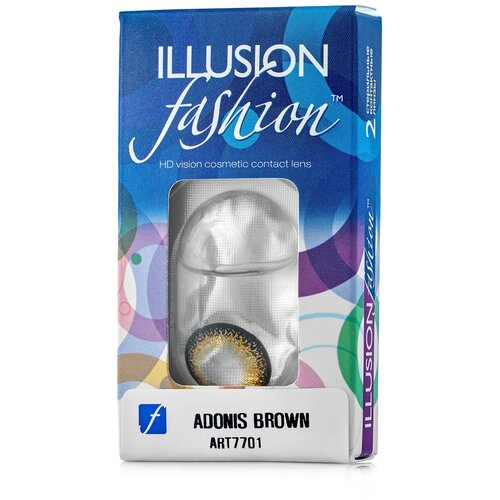   ILLUSION Fashion Adonis, 2 ., R 8,6, D 0, brown   , -, 