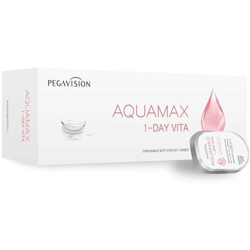 ���������� ����������� ���������� ����� Pegavision Aquamax 1 Day Vita, 30 ��., R 8,6, D -0,75, 1 ��.