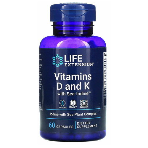  Life Extension Vitamins D and K with Sea-Iodine, 80 , 60 .   , -, 