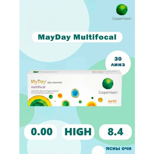 ���������� Myday multifocal (30 ����), 8.4, 0.0, HIGH (�� +2.00 �� +2.50)