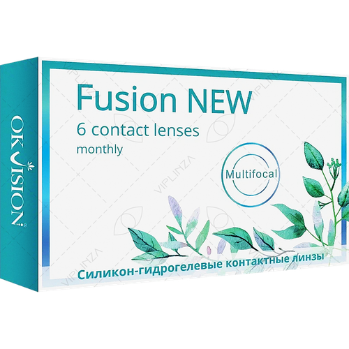   OKVision Fusion New Multifocal, 6 ., R 8,6, D -3, ADD: , ADD: +1.00 D   , -, 