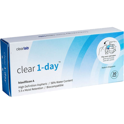   Clearlab Clear 1-day, 30 ., R 8,7, D +6, 1 .   , -, 