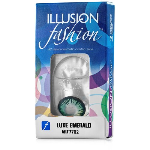   ILLUSION Fashion Luxe, 2 ., R 8,6, D -6, Emerald   , -, 