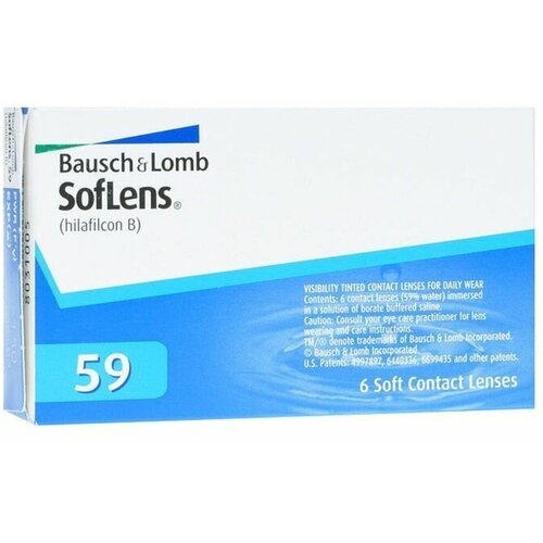   Bausch & Lomb SofLens 59, 6 ., R 8,6, D -7   , -, 