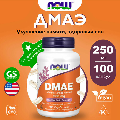   NOW FOODS DMAE 250 mg 100     , -, 