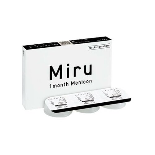 ���������� ���������� ����� �� ����� Menicon Miru 1month, 6 ��., R 8,3, D -1, 1 ��.