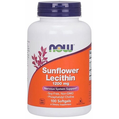 NOW FOODS Sunflower Lecithin 1200  (  ) 100   (Now Foods)   , -, 