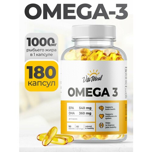  3 1000  VitaMeal Omega 3,  , 180    , -, 