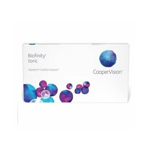    CooperVision Biofinity Toric., 3 ., R 8,7, D +3,5,CYL:-0,75,A:130, , 1 .