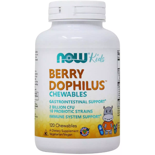 NOW Berry Dophilus Kids 120 chewables /     120     , -, 