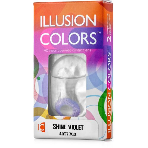   ILLUSION Colors Shine, 2 ., R 8,6, D -1, violet   , -, 