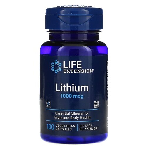  Life Extension Lithium, 50 , 1000 , 100 .   , -, 