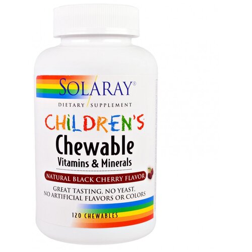  Solaray Children's Vitamin & Minerals, 100 , 120 .   , -, 