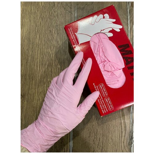   MATRIX Pink Nitrile, : , : XS, 100 . (50 ), 7   -    , -, 