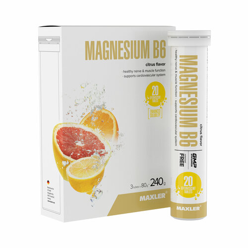   Maxler Magnesium B6 Effervescent (  6 -    4,0  3   20  ) -    , -, 