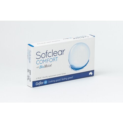 ���������� ���������� ����� �� ����� Gelflex Sofclear Comfort with BioMoist, 6 ��., R 8,6, D -9,5