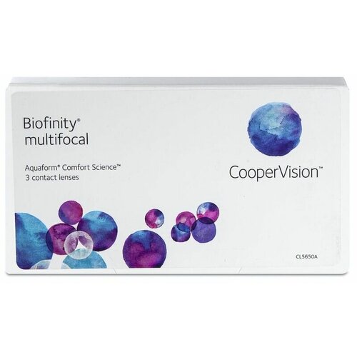   CooperVision Biofinity Multifocal, 3 ., R 8,6, D +5, ADD: +2.50 D, , 1 .   , -, 