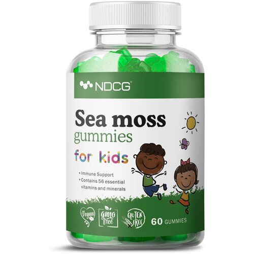 ���������� ���������� ��� NDCG ���������-����������� �������� ��� �����, Sea moss for kids, �� ������ ������, 60 ����������� ������, 3 ��������