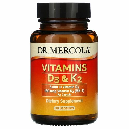  Dr. Mercola Vitamins D3 & K2, 30 .   , -, 