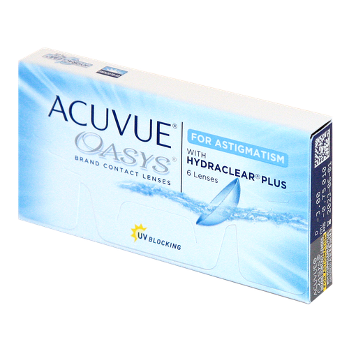 ���������� ���������� ����� ACUVUE OASYS For Astigmatism with Hydraclear Plus., R 8,6, D +4,75,�CYL:�-1,25,�A�:�10