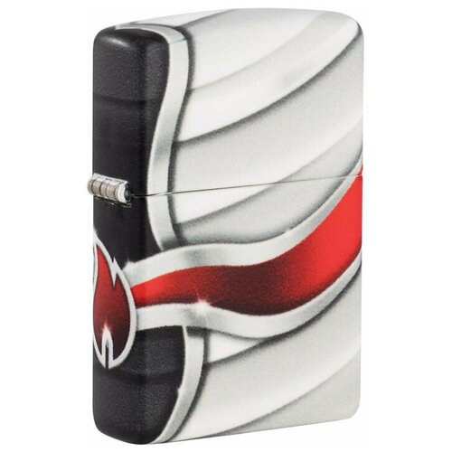  Zippo Flame Design   White Matte, /, , , 38x13x57    , -, 