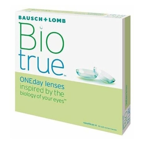   Bausch & Lomb Biotrue ONEday, 90 ., R 8,6, D -2,25, 1 .   , -, 