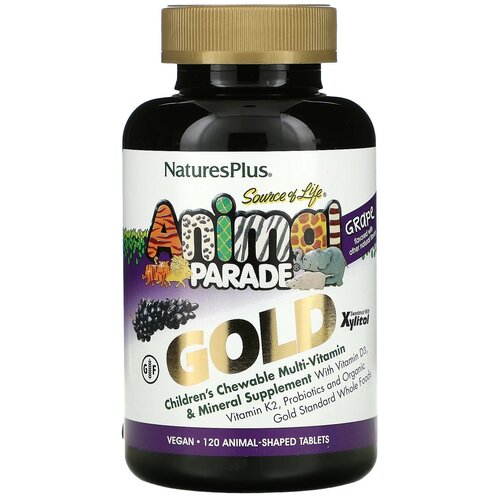 Nature's Plus Source of Life Animal Parade Gold     ,   , 120 .      , -, 