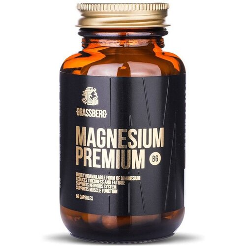 ���������� Grassberg Magnesium Premium B6 ����., 60 ��.