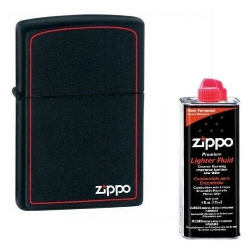   ZIPPO Classic Black Matte+ ZIPPO 125    , -, 