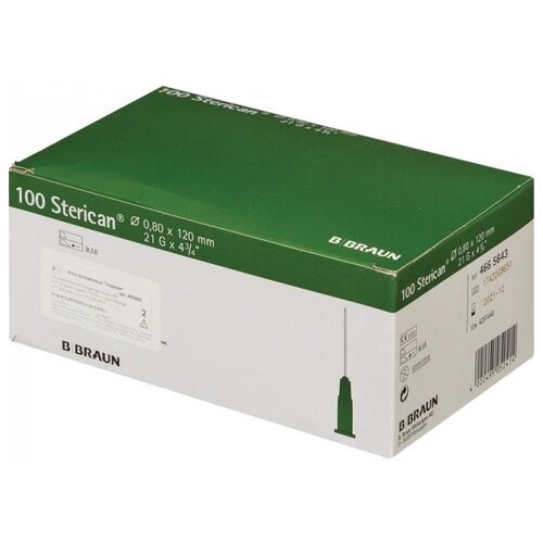   B. Braun Sterican, 120  x 0.8 , : 21G, 100 .   , -, 