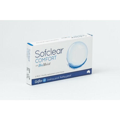    Gelflex Sofclear Comfort with BioMoist, 6 ., R 8,6, D -7,5, 