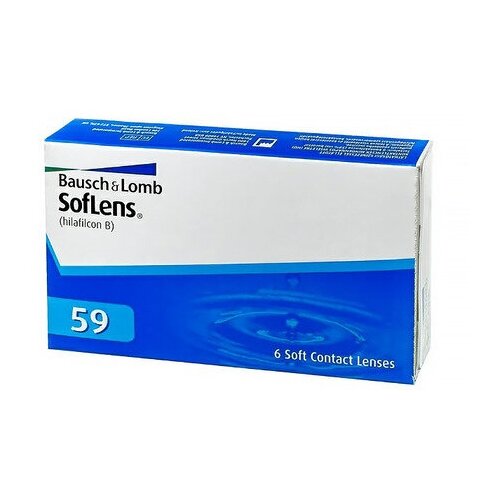   Bausch & Lomb SofLens 59, 6 ., R 8,6, D -1,75   , -, 