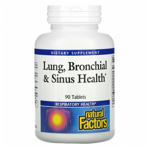 ���������� Natural Factors Lung Bronchial & Sinus Health (�������� ����������� �����) 90 ��������