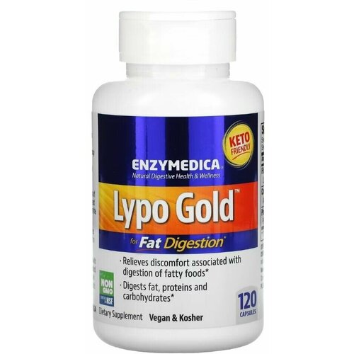 ���������� Enzymedica Lypo Gold 120 caps/ ����������� ���� ���� 120 ������