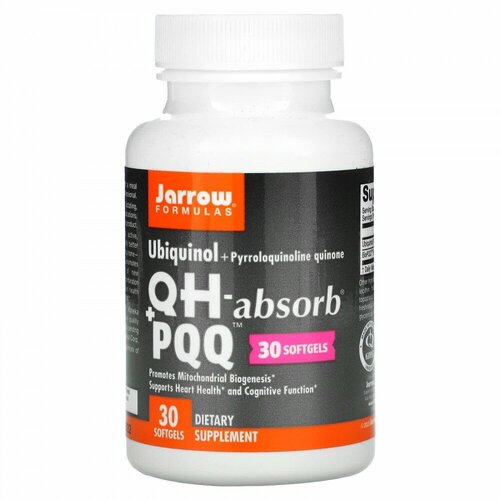 Jarrow Formulas Ubiquinol, QH-Absorb + PQQ 30   (Jarrow Formulas)   , -, 