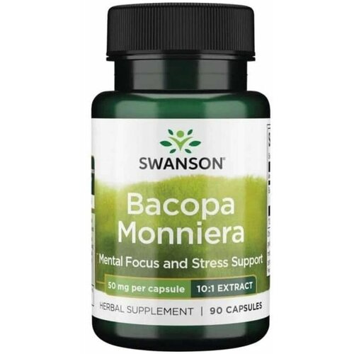 Swanson Bacopa Monniera 10:1 Extract (  -  10:1) 50  90    , -, 