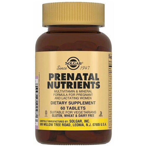 Solgar Prenatal Nutrients ., 150 , 60 .   , -, 