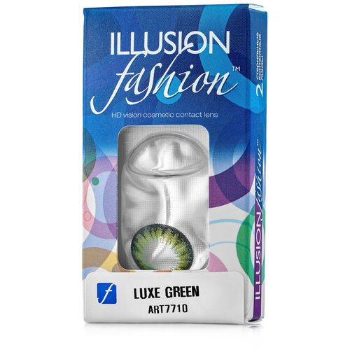   ILLUSION Fashion Luxe, 2 ., R 8,6, D -0,5, green   , -, 