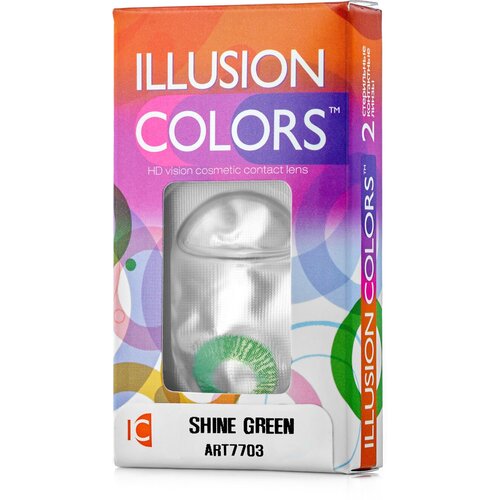   ILLUSION Colors Shine, 2 ., R 8,6, D 0, green   , -, 