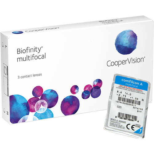 ���������� ���������� ����� �� ����� CooperVision Biofinity Multifocal, 3 ��., R 8,6, D -2,75, 1 ��.