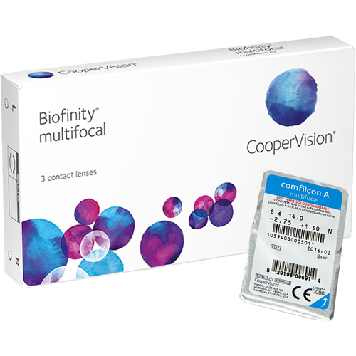   CooperVision Biofinity Multifocal, 3 ., R 8,6, D -4,25, ADD: +1.00 D, , 1 .   , -, 